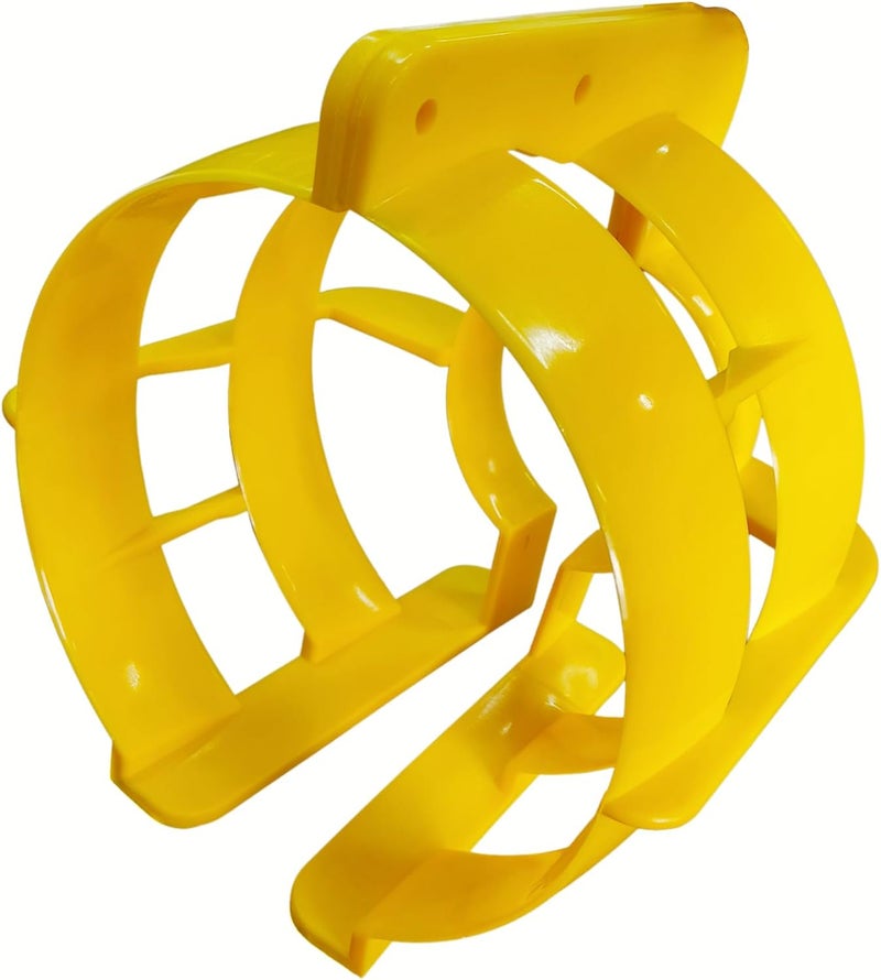 NorthBoat 9" Propeller Safety Guard for 9.9-20 HP Outboard Motors Polypropylene Marine Thruster Protective Cover, Yellow Cage - Image 1